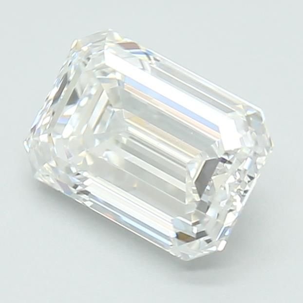 1.45ct D VS1 Excellent Cut Emerald Lab Grown Diamond