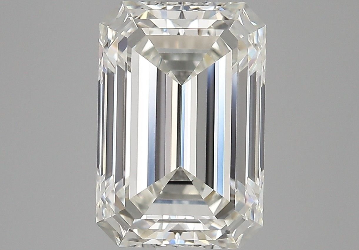 5.11ct I VS1 Rare Carat Ideal Cut Emerald Diamond