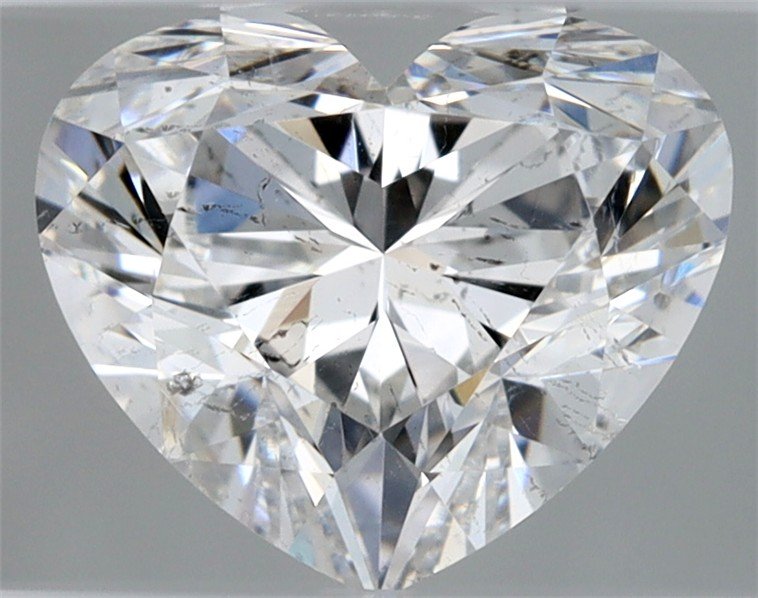 0.91ct E SI2 Rare Carat Ideal Cut Heart Diamond