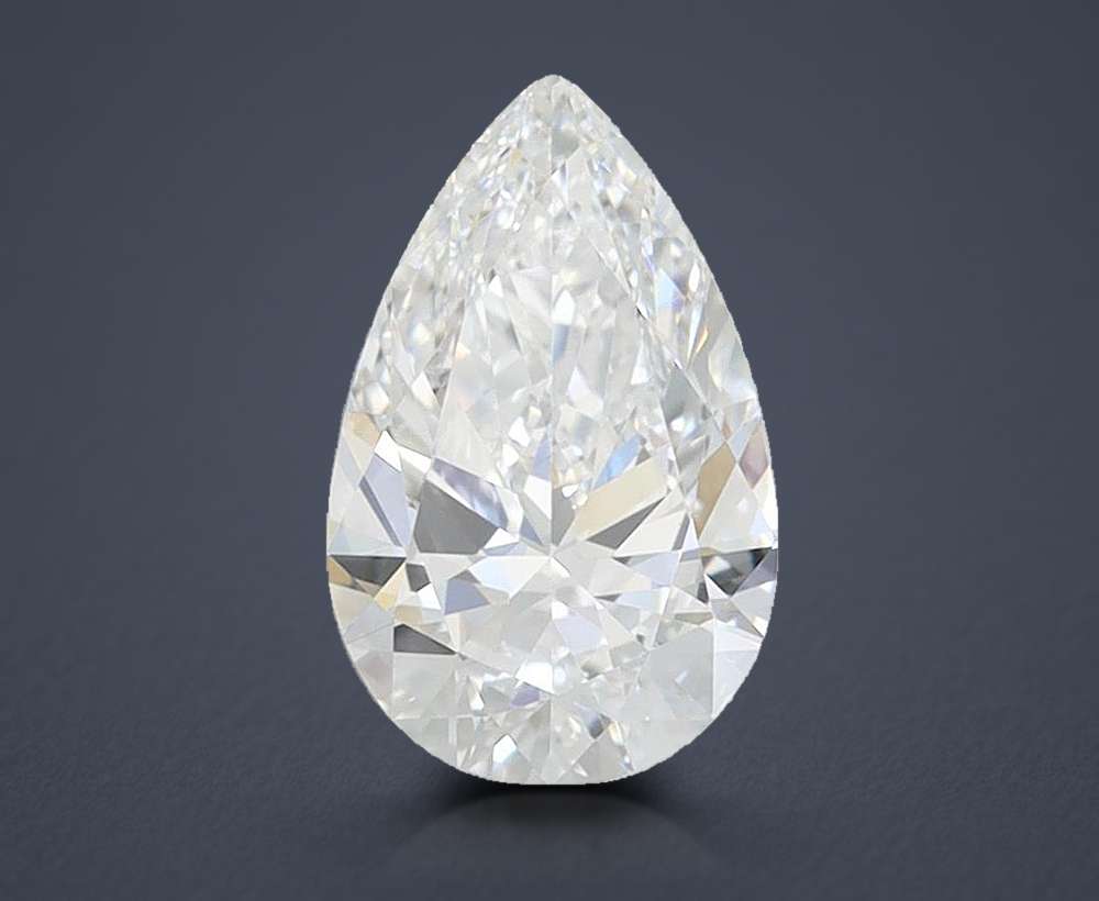 1.00 Carat Pear Lab Diamond