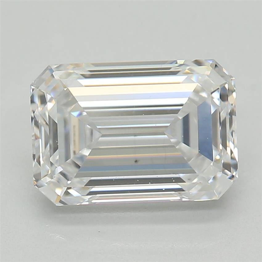 1.59ct D VS2 Rare Carat Ideal Cut Emerald Lab Grown Diamond