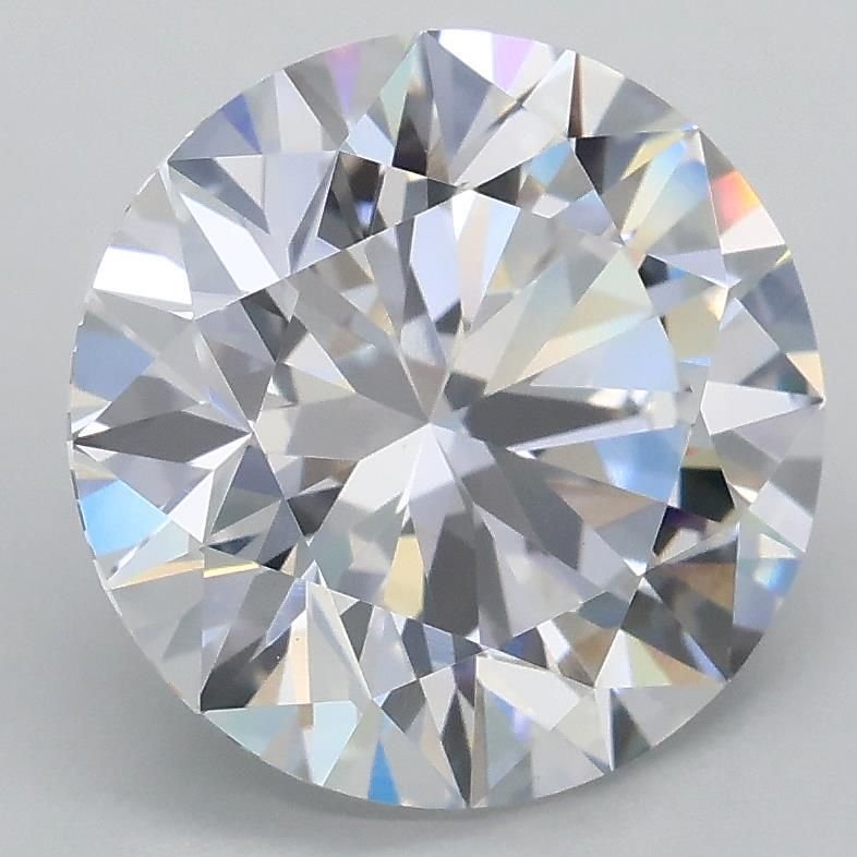 3.07ct E VVS2 Rare Carat Ideal Cut Round Lab Grown Diamond
