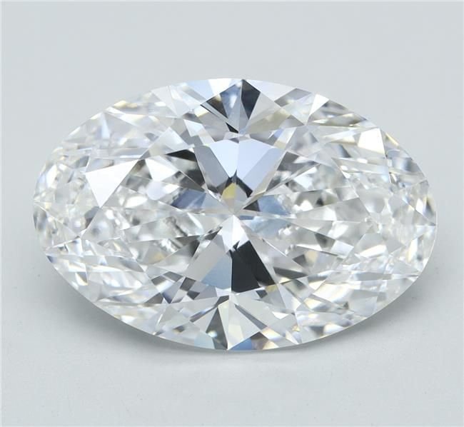 5.21ct E VVS2 Rare Carat Ideal Cut Oval Lab Grown Diamond