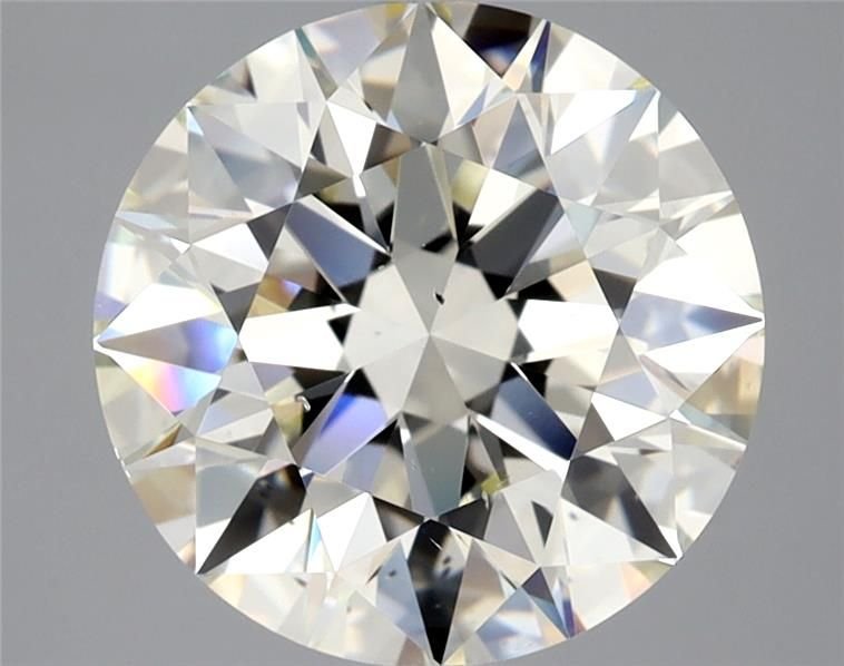 4.01ct K VS2 Rare Carat Ideal Cut Round Diamond