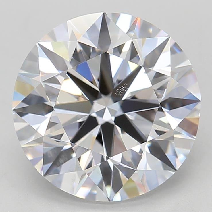 3.00ct E SI1 Excellent Cut Round Lab Grown Diamond