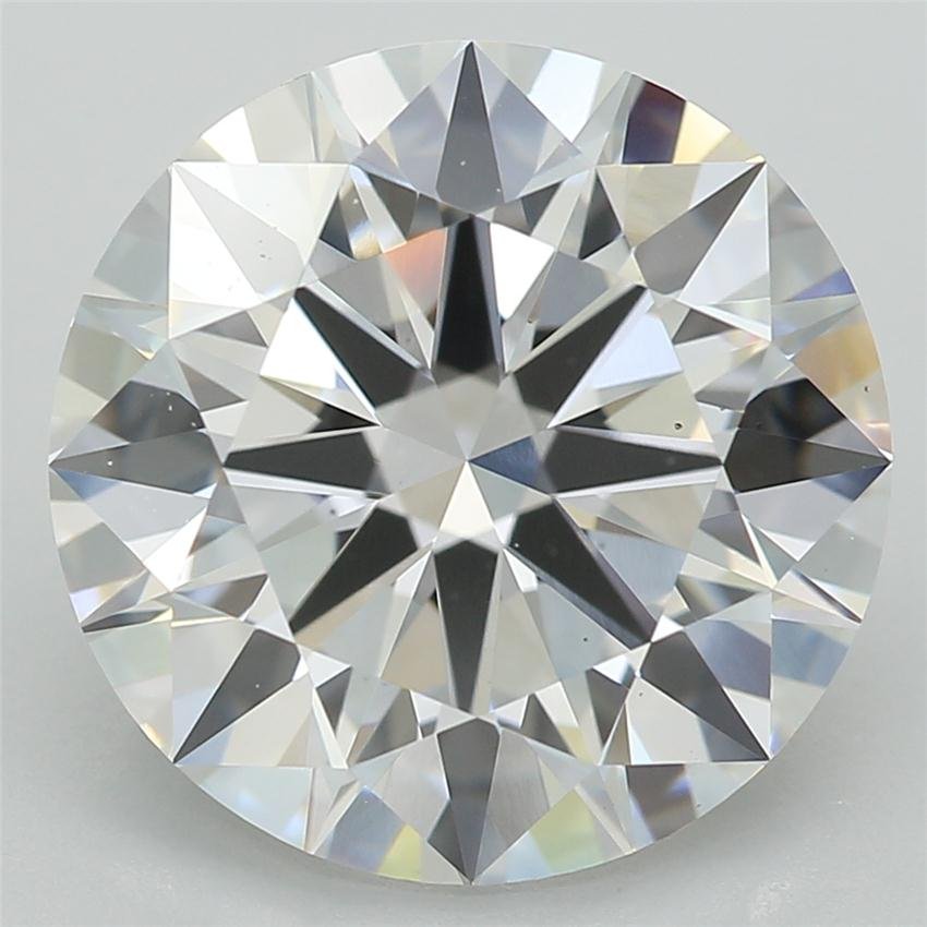 4.15ct E VS2 Rare Carat Ideal Cut Round Lab Grown Diamond