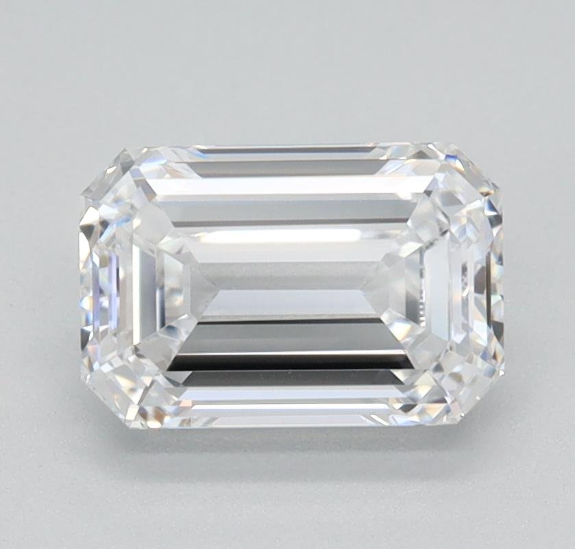 1.00ct D VVS2 Rare Carat Ideal Cut Emerald Lab Grown Diamond