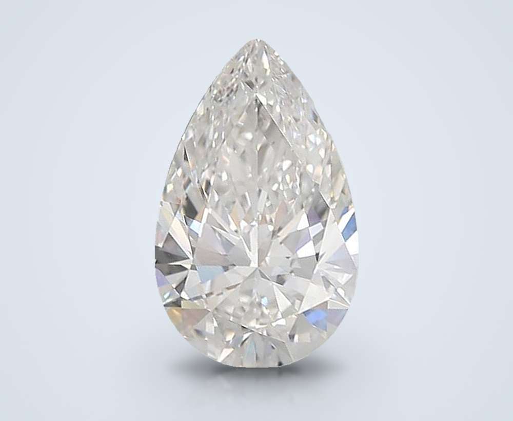 6.09 Carat Pear Lab Diamond