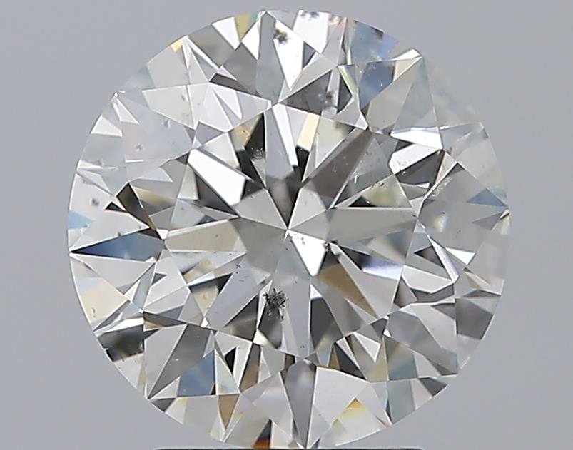 3.22ct H SI2 Rare Carat Ideal Cut Round Diamond