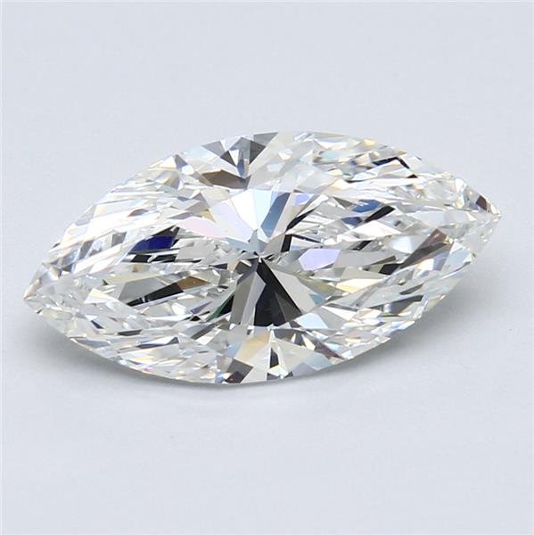 2.52ct D VS2 Rare Carat Ideal Cut Marquise Diamond