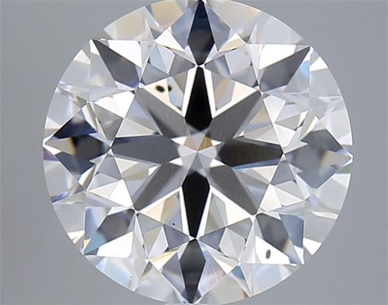 5.02ct F SI1 Ideal Cut Round Lab Grown Diamond