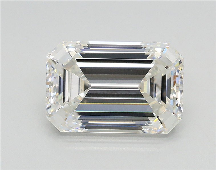 2.51ct F VS1 Rare Carat Ideal Cut Emerald Lab Grown Diamond