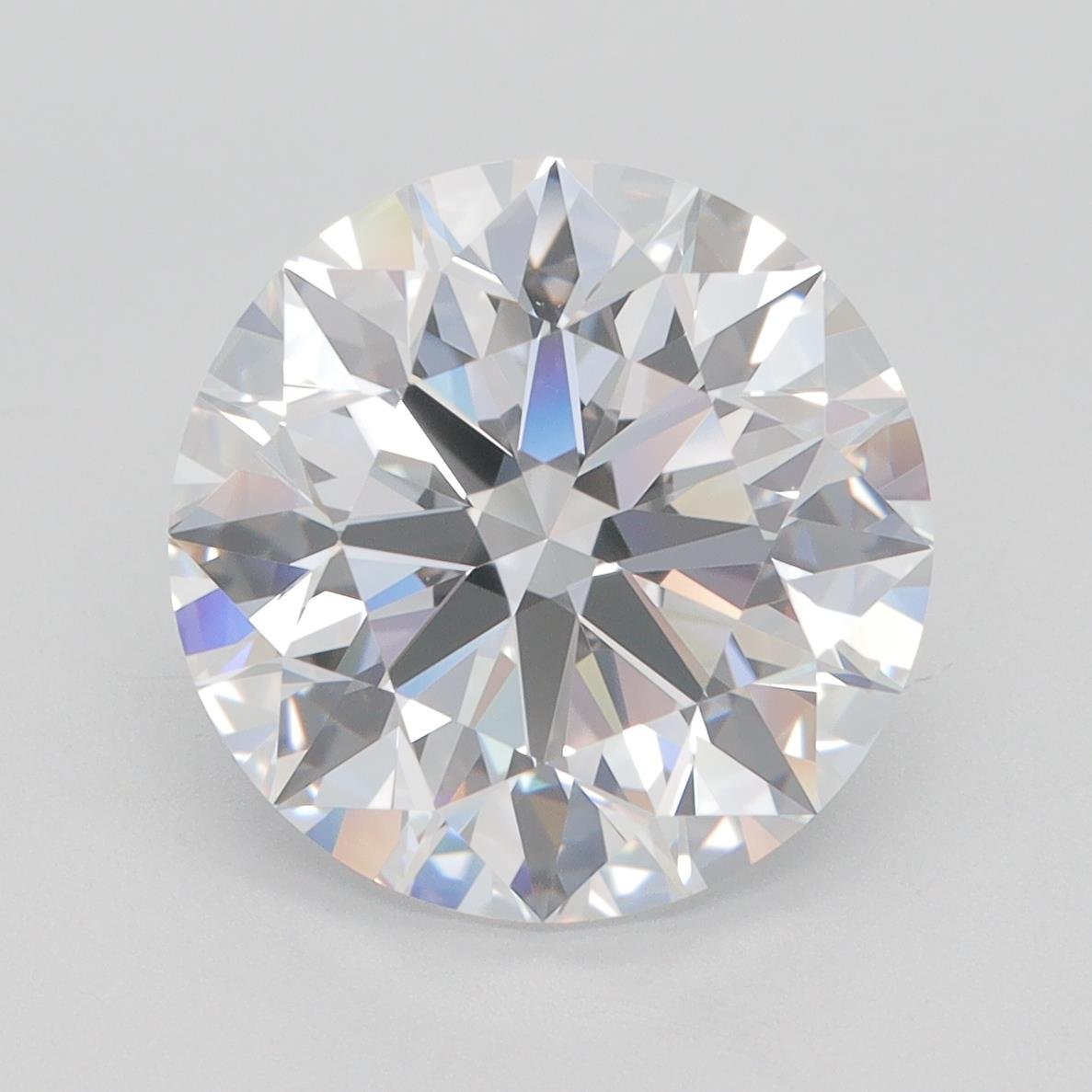 5.02ct D VVS2 Rare Carat Ideal Cut Round Lab Grown Diamond