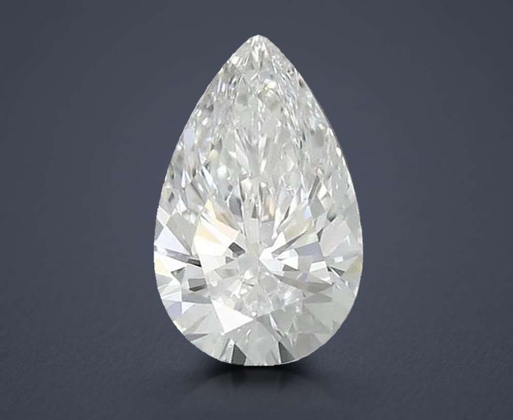 1.64 Carat Pear Lab Diamond