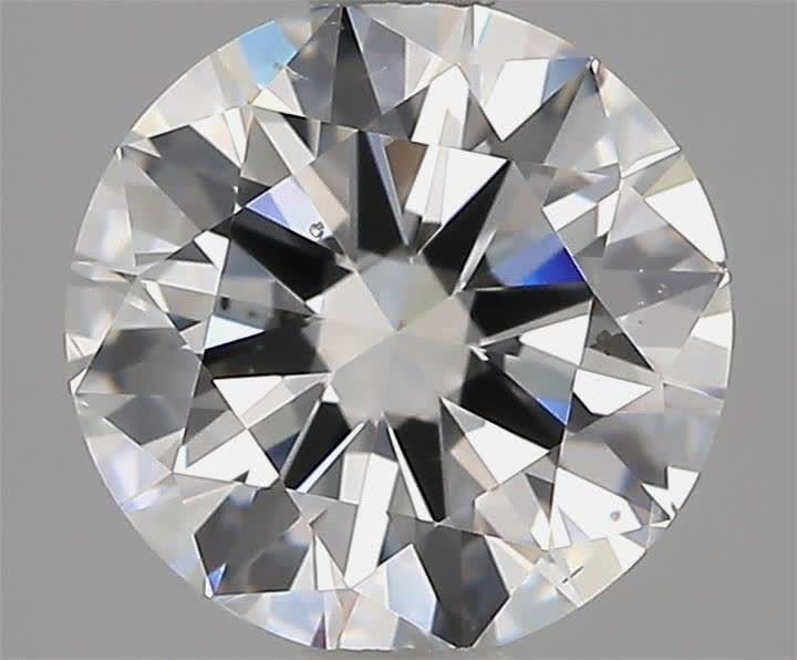 2.01ct F SI1 Rare Carat Ideal Cut Round Diamond