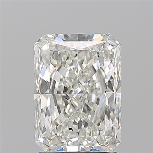 2.02ct J SI2 Rare Carat Ideal Cut Radiant Diamond