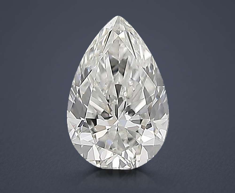 0.52 Carat Pear Natural Diamond