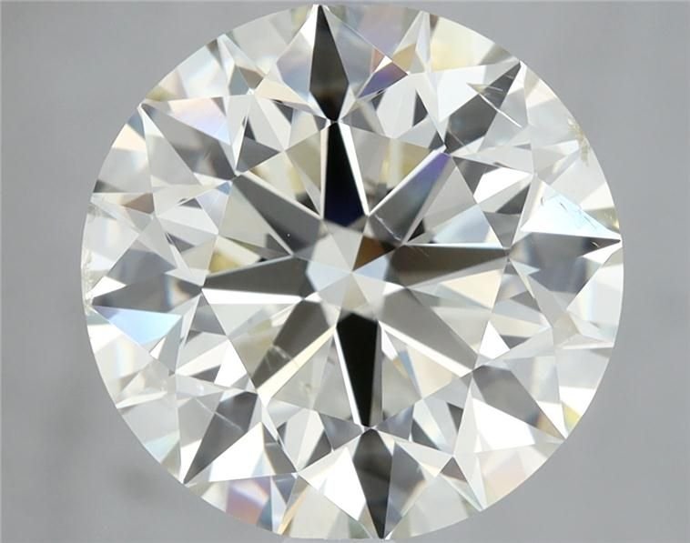 4.06ct K SI1 Excellent Cut Round Diamond