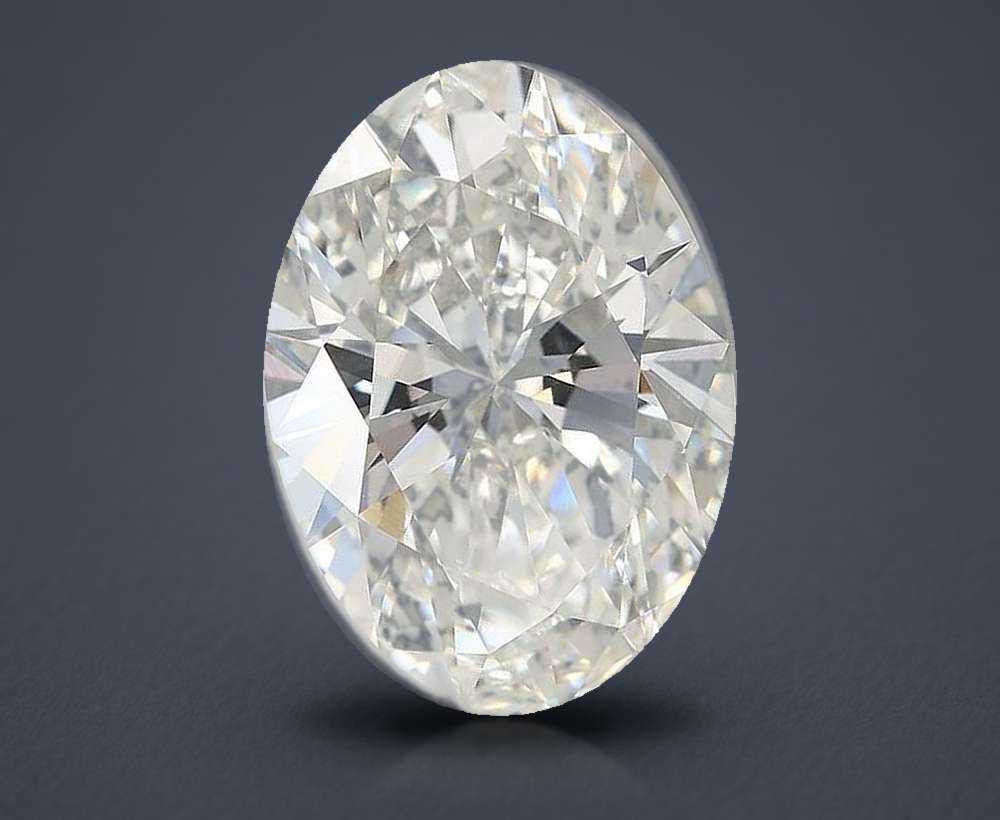 7.08 Carat Oval Lab Diamond