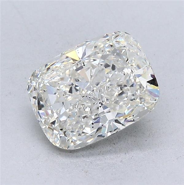 2.00ct H SI1 Rare Carat Ideal Cut Cushion Lab Grown Diamond