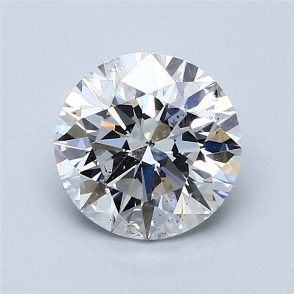 2.05ct E SI2 Rare Carat Ideal Cut Round Diamond