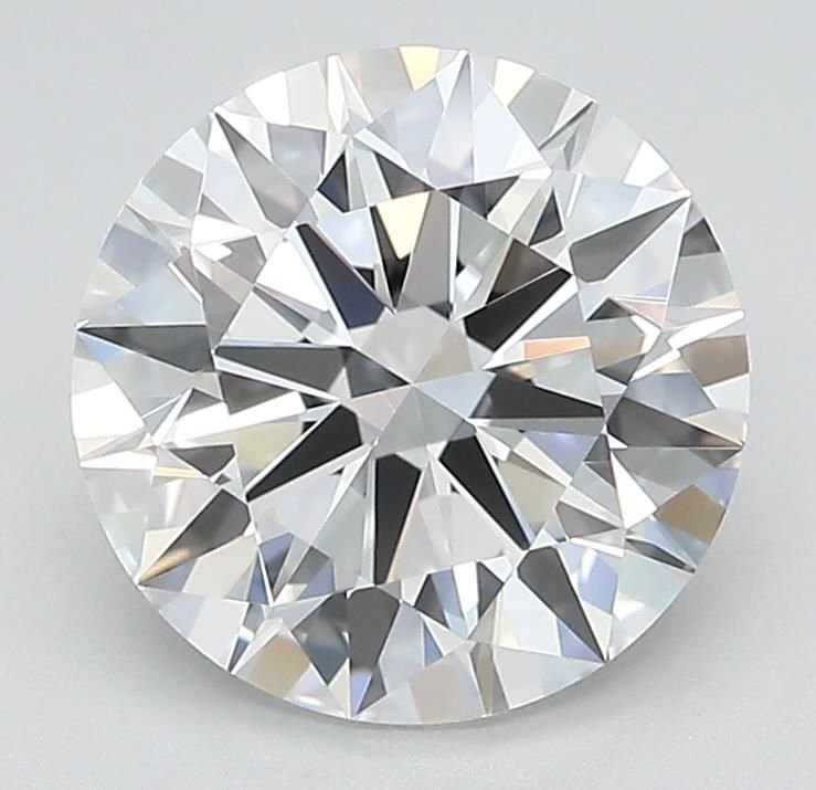2.50ct D IF Rare Carat Ideal Cut Round Lab Grown Diamond