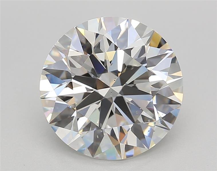 3.09ct F SI1 Rare Carat Ideal Cut Round Lab Grown Diamond