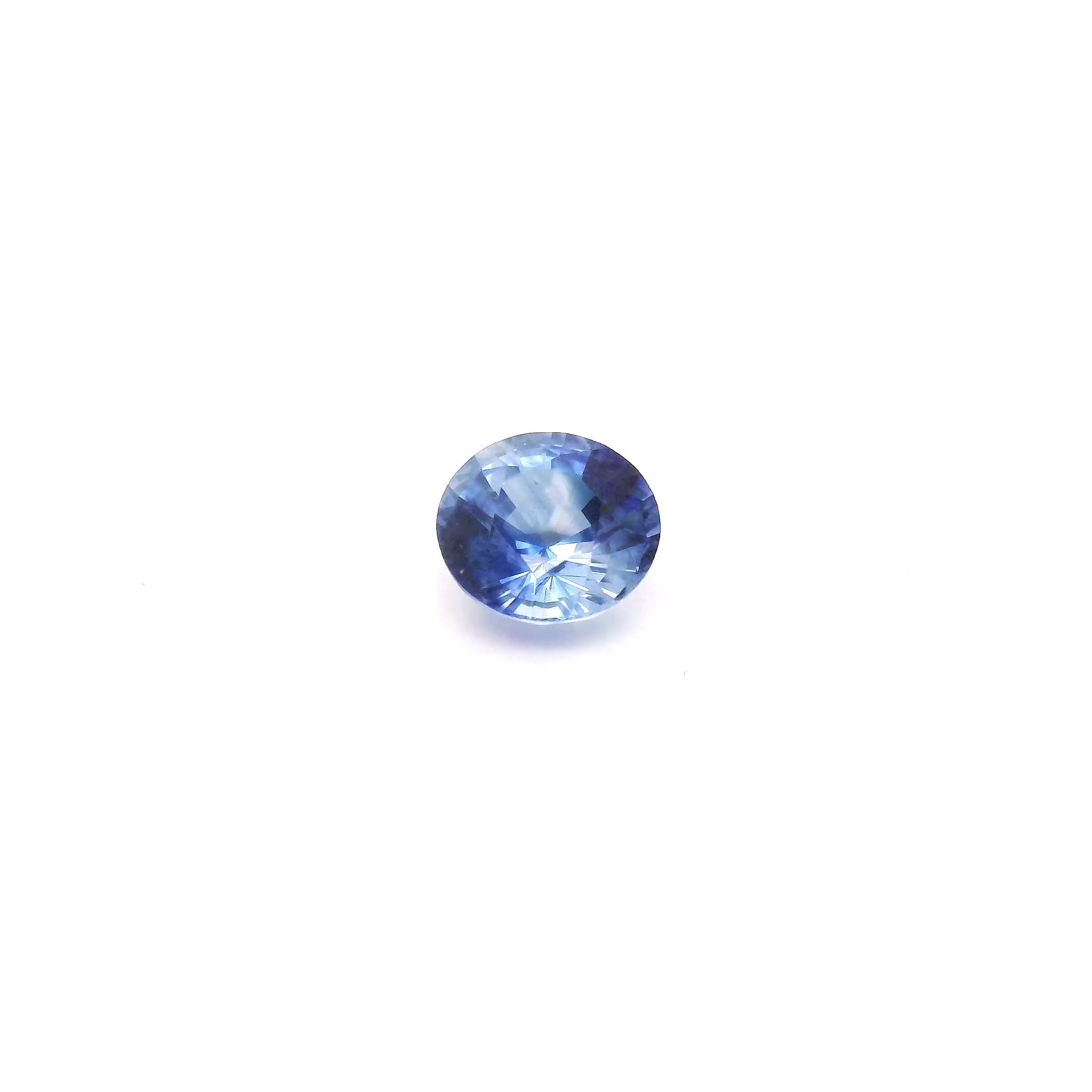 0.59 Carat Blue Round Sapphire