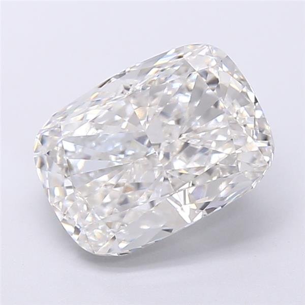 3.09ct E VVS2 Rare Carat Ideal Cut Cushion Lab Grown Diamond