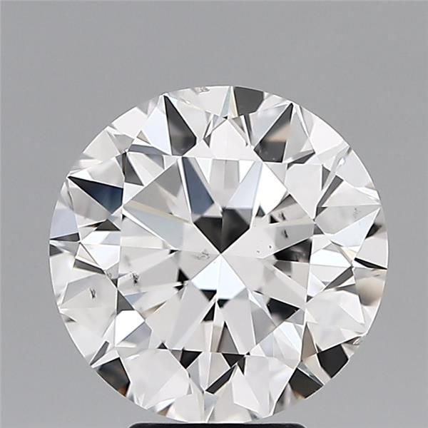 5.00ct F SI1 Rare Carat Ideal Cut Round Diamond