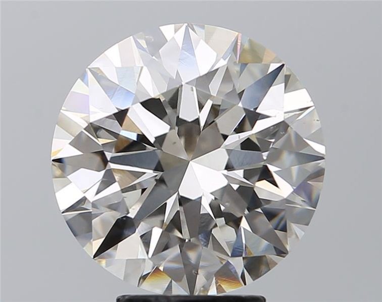 5.02ct K SI1 Rare Carat Ideal Cut Round Diamond