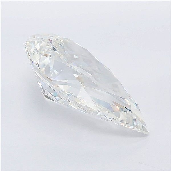 7.07ct E VVS2 Rare Carat Ideal Cut Pear Lab Grown Diamond
