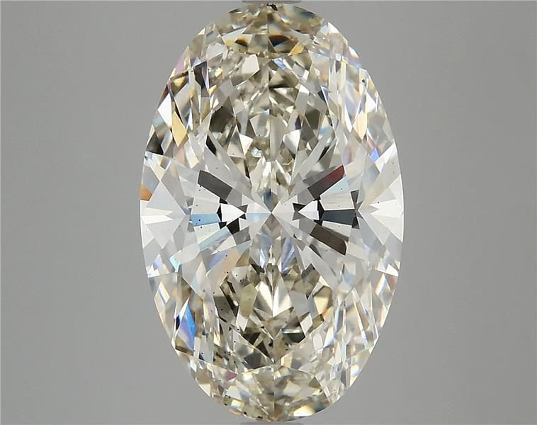 6.03ct J VS2 Rare Carat Ideal Cut Oval Lab Grown Diamond