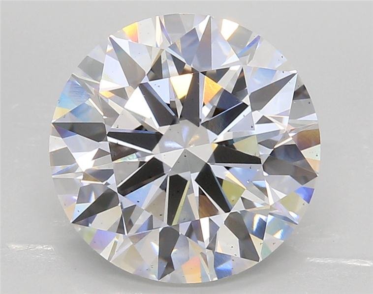 5.28ct D VS2 Rare Carat Ideal Cut Round Lab Grown Diamond