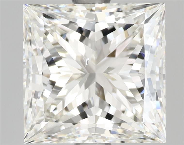 3.02ct I SI1 Rare Carat Ideal Cut Princess Diamond