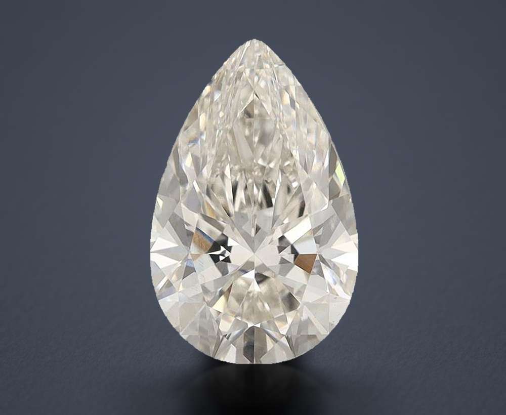 2.60 Carat Pear Lab Diamond