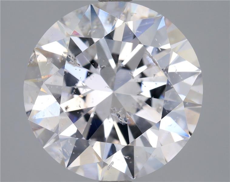 3.03ct E SI2 Rare Carat Ideal Cut Round Diamond