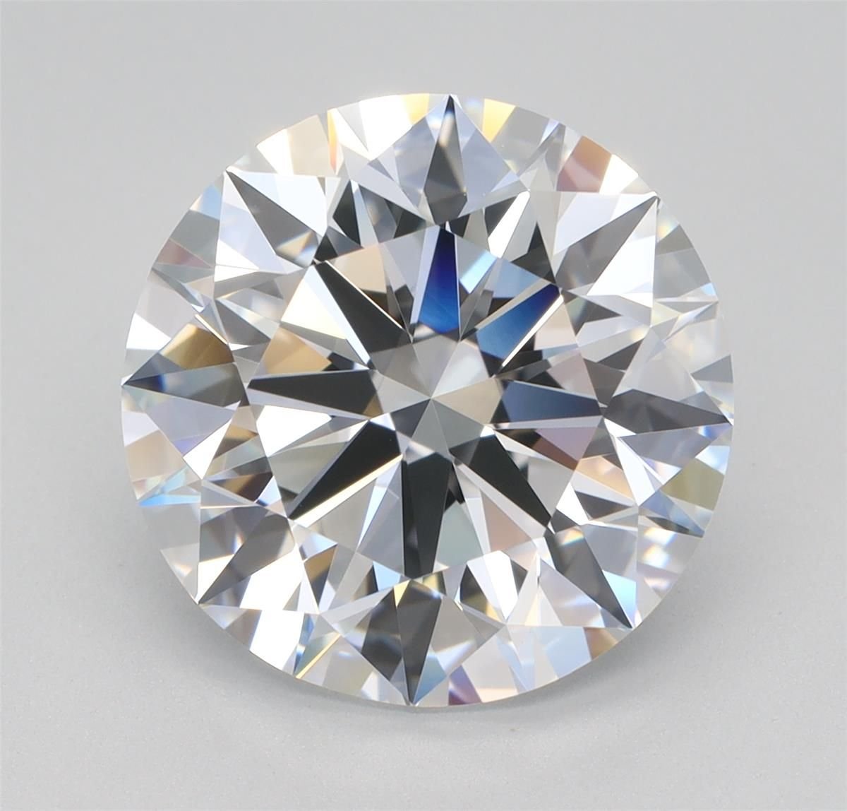 4.70ct D VVS1 Rare Carat Ideal Cut Round Lab Grown Diamond