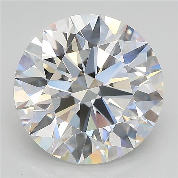 4.17ct E VVS2 Rare Carat Ideal Cut Round Lab Grown Diamond