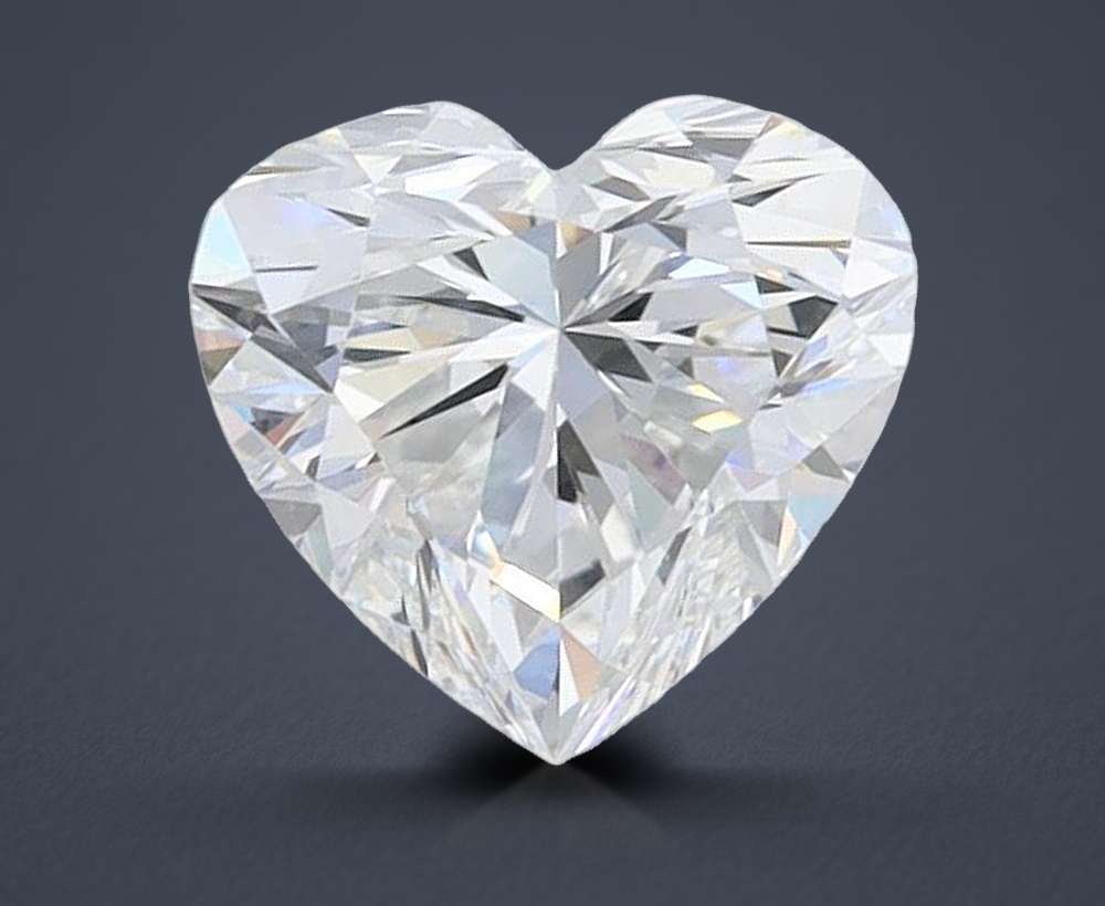 1.00 Carat Heart Lab Diamond