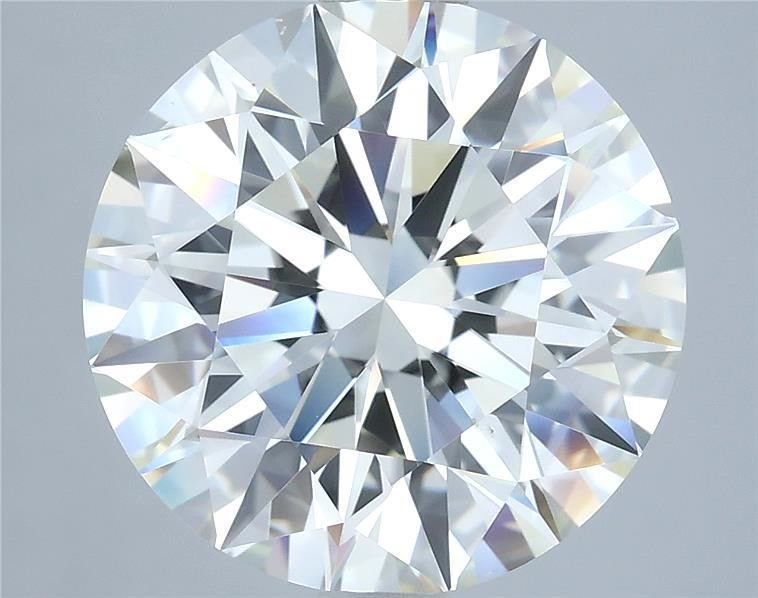 5.02ct I VS1 Rare Carat Ideal Cut Round Diamond