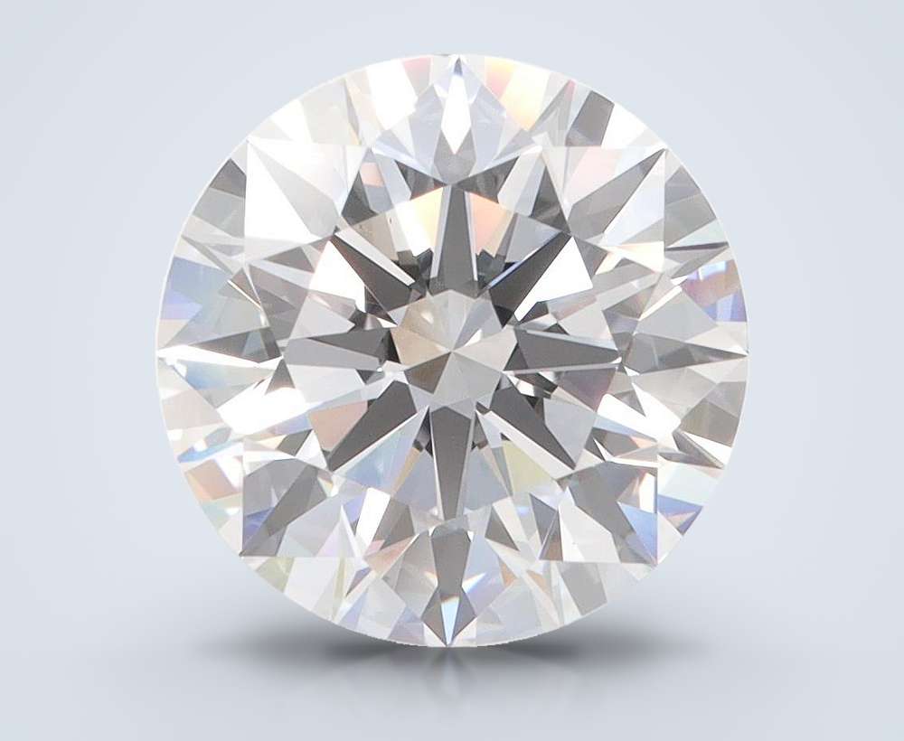 4.04 Carat Round Lab Diamond