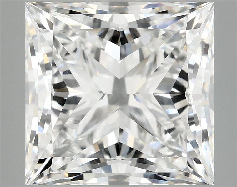 7.02ct E VVS2 Rare Carat Ideal Cut Princess Lab Grown Diamond
