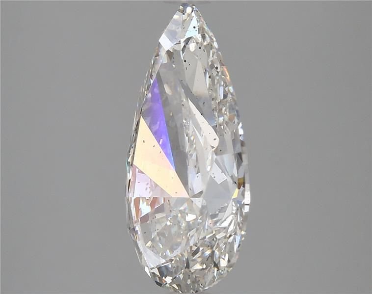 3.77ct H SI2 Rare Carat Ideal Cut Pear Lab Grown Diamond