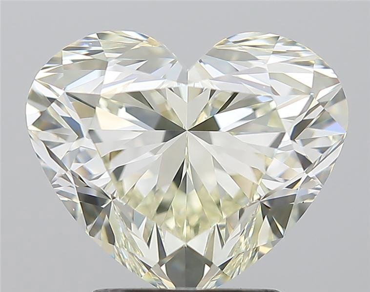 3.02ct K VS1 Rare Carat Ideal Cut Heart Diamond