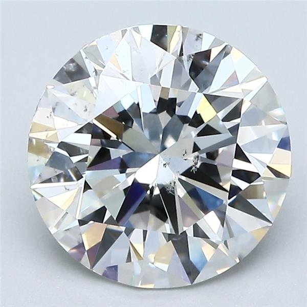 3.00ct F SI1 Rare Carat Ideal Cut Round Diamond