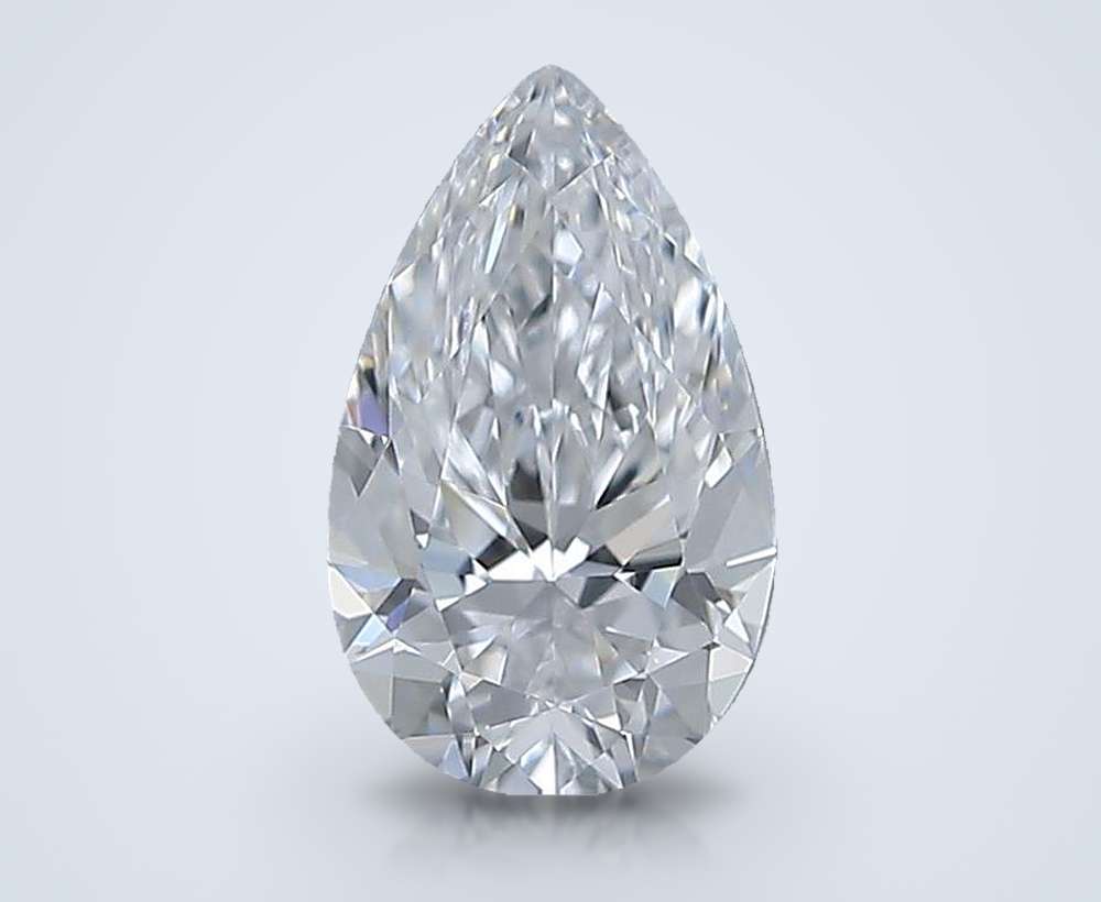 0.42 Carat Pear Natural Diamond
