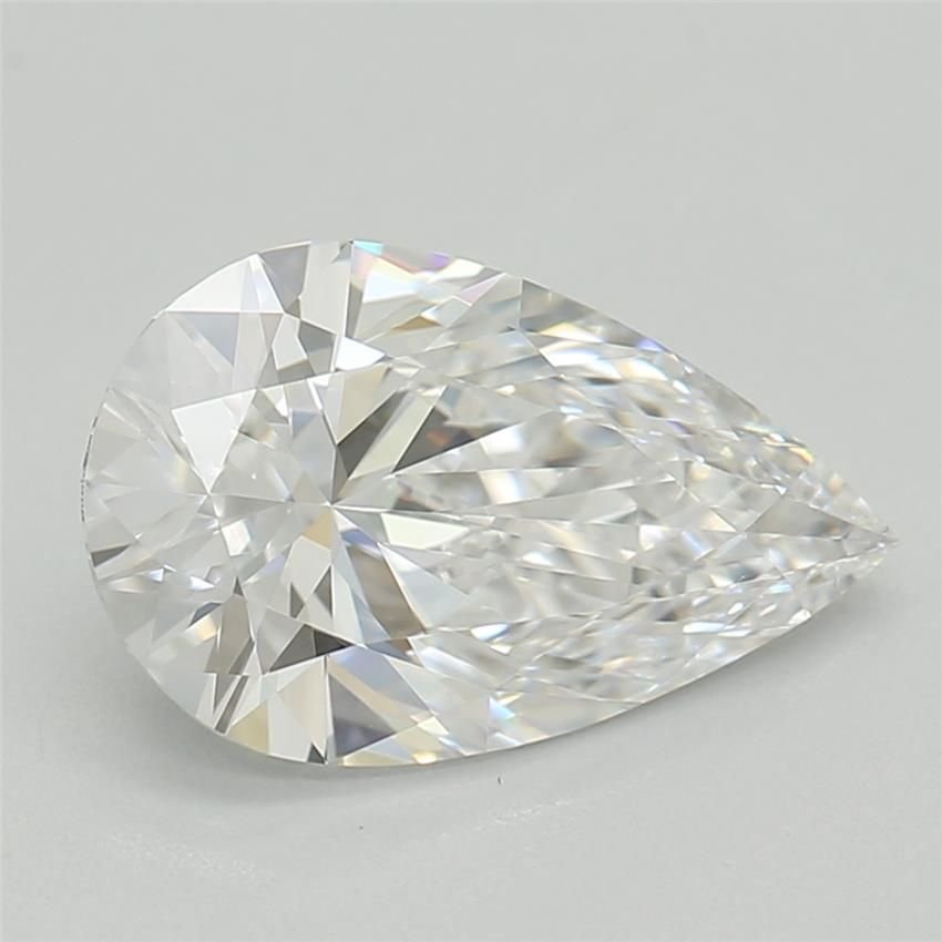 1.05ct D VVS2 Rare Carat Ideal Cut Pear Lab Grown Diamond