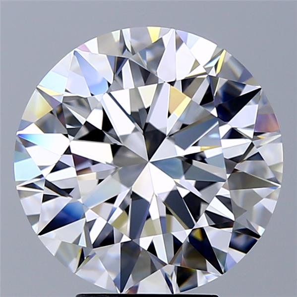 5.16ct D IF Rare Carat Ideal Cut Round Diamond