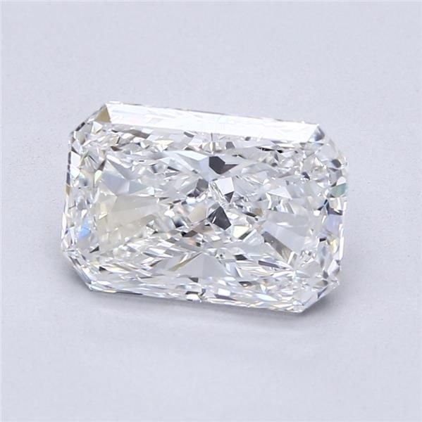 3.01ct E VS2 Rare Carat Ideal Cut Radiant Diamond